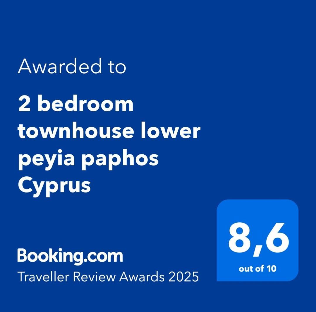 2 Bedroom Townhouse Lower Peyia Paphos Cyprus מראה חיצוני תמונה